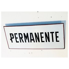 Panneau Émaillé Vintage