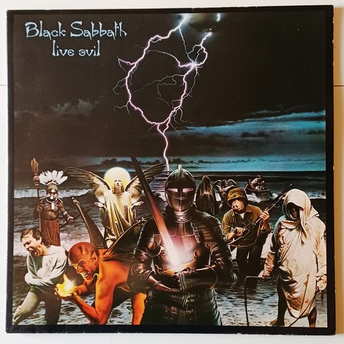 Black sabbath live evil - black, "live