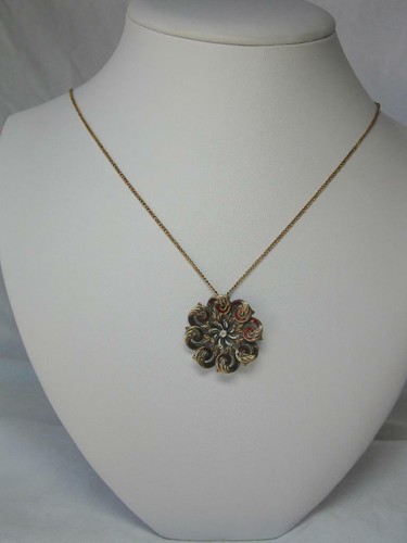 Diamant émail collier - Émail,