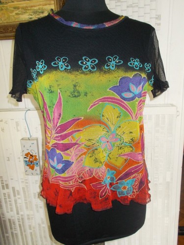 Shirt polyamide voile mesh - t-shirt,