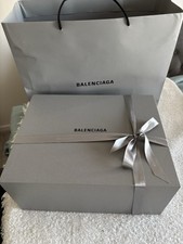 ? Coffret BALENCIAGA – Boîte Luxe + Ruban + Sac,papier De Soie
