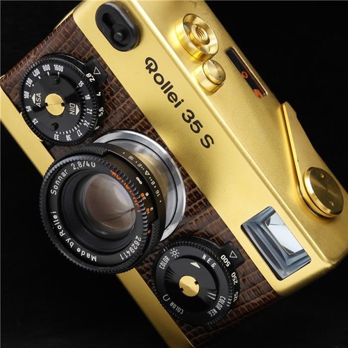 Rollei 35s karat gold model - rollei,