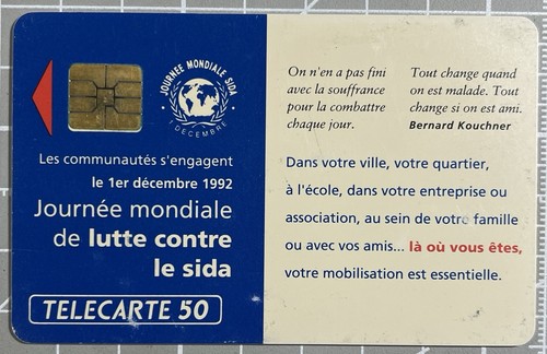 Télécarte sida journée - sida,