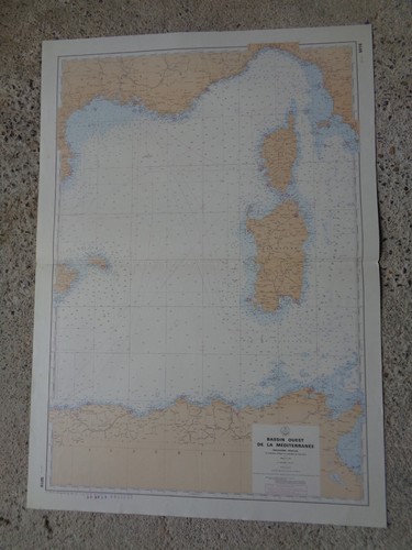 Carte marine bassin - /,