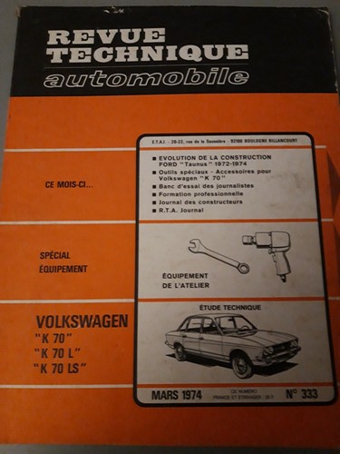 Revue technique volkswagen k70 - technique,