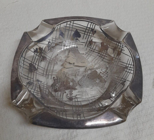 Cendrier vide poche art deco - cendrier,