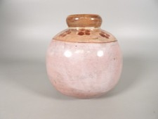 Petit Vase Boule Soliflore en Céramique Signé des Frères CLOUTIER