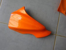 Habillage de tête de fourche droit  orange  KAWASAKI 650 ER6 N 2005 à 2008