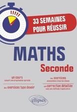 Maths seconde : 33 semaines