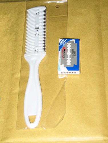 Peigne rasoir effileur neuf - rasoir, /