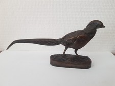 SCULPTURE EN BRONZE ANCIENNE PATINE BRUNE FAISAN DORE (JACQUEMART ou CAIN)