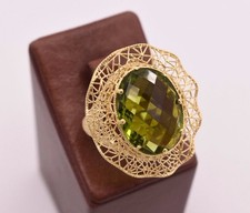 Taille 6.5 Péridot Ondulé