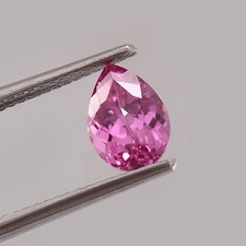 Beautifull Qualité Naturel Ceylan Saphir Rose Ample Poire Gemme Coupe 8x6 MM
