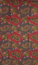 COUPON TISSU COTON ROUGE