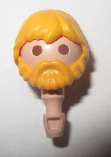 Playmobil tête homme blond - homme,