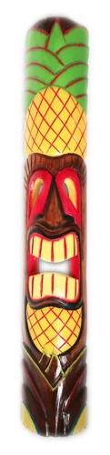 Panneau mural bois tiki 100 - mural,