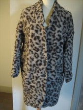 Manteau Zara Knit laine motif