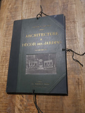 RARE ARCHITECTURE DECOR JARDINS HECTOR SAINT SAUVEUR 35/36 PLANCHES CLOUZOT 1926
