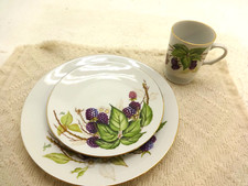 Bareuther WALDSASSEN 'Bavaria' Allemagne 12 PC Vaisselle Main Peint Signé