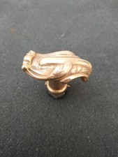 Ancienne poignée de porte/meuble/fenêtre crémone en bronze/laiton. Marquée "SDS"