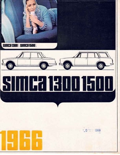 Catalogue brochure simca 1000 - brochure,