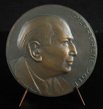 Medal Rouen Pierre-René Wolf Journalist Paris Normandy JH Coëffin