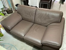 Canapés salon cuir (Cuir