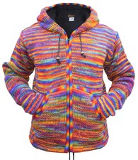 Pull Festival En Laine Tricoté À La Main Multicolore Et Lumineux