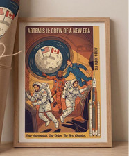 Artemis II Crew New Era Poster