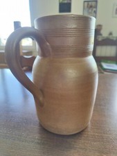 Ancien grand pichet en grès du Berry  estampillé