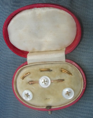 Set antique mother of - set,