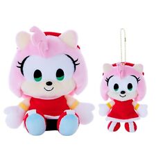Ensemble porte-clés Sonic the Hedgehog Sonic and Friends Amy Peluche M & Masc...