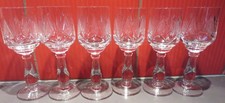 VERRES à pied en CRISTAL