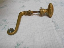 2 Poignées de Porte vintage en Bronze Laiton avec barre