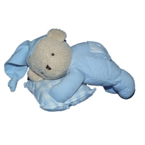 Peluche doudou ours coussin - peluche,