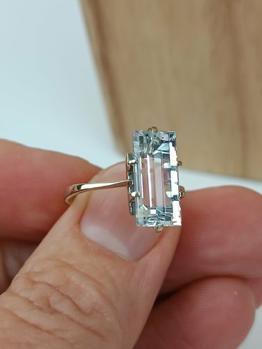 Bague massif blanc 18 - 57,