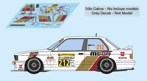 Autocollants bmw e30 - bmw, rally