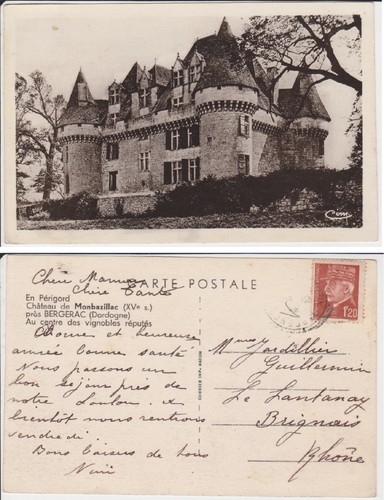 Cpa chateau monbazillac - chateau,