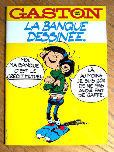 Gaston banque dessinée - gaston,