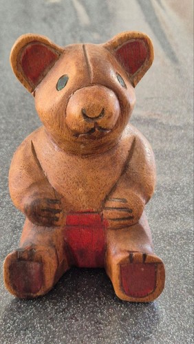 Statuette ours assis - ours,