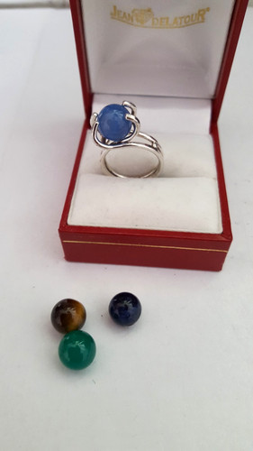 Belle bague argent massif avec - argent,