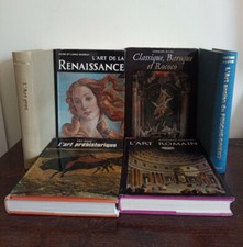 6 volumes Larousse sur l'art dont l'art Romain , Grec ,etc voir liste 