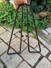 Pied socle pliable en métal noir vintage 