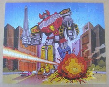 LOT DE 2 PUZZLES MB COMPLETS 100 ET 200 PIÈCES POWER RANGERS