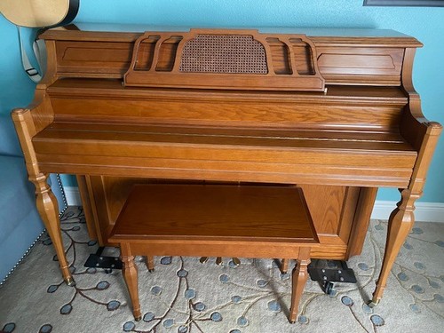 Kawai 804m oak piano - kawai,