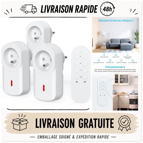 Prise sans fil - sans, avec