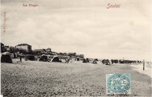 Soulac plage cabine de - soulac,