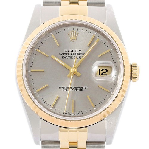 Rolex datejust cadran gris - datejust,