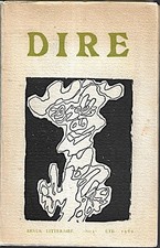DIRE REVUE LITTERAIRE N°2 1962-JEAN VODAINE DUBUFFET BRETON DUNE... 188/250 RARE