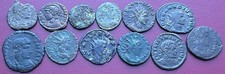 Lot de 12 monnaies romaines impériales à identifier